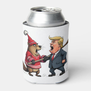 Porta-lata Canadá lutando contra Trump