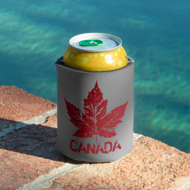 Porta-lata Canada Souvenir Bottle Cooler Personalizado (Piscina in situ)