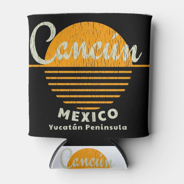 Porta-lata Cancun Yucatan México Sun (Frente)