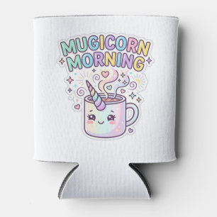 Porta-lata Caneca Unicórnio Manhã Design Gráfico Zazzle Des