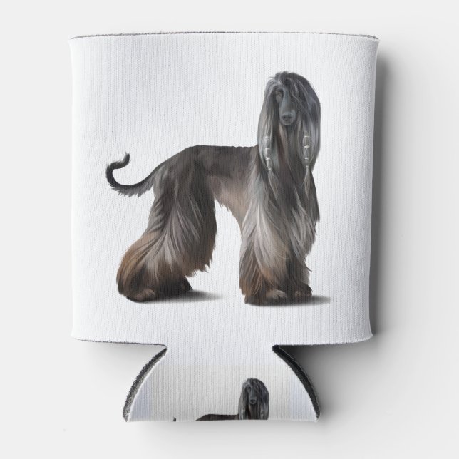 Porta-lata Cão Afegão (Frente)