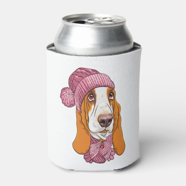 Porta-lata cão Basset Hound Raça de malha (Can Front)