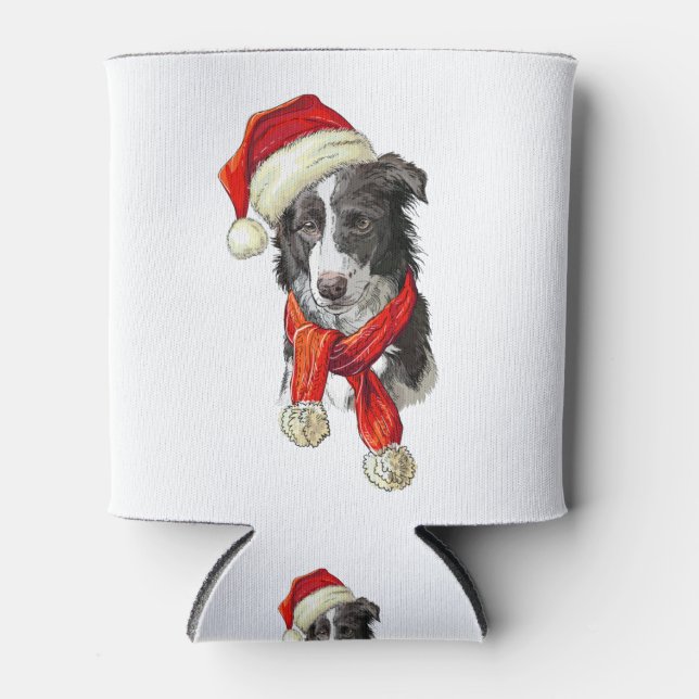 Porta-lata Cão Collie da Fronteira de Natal (Frente)