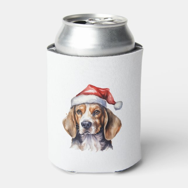 Porta-lata Cão de Natal da Beagle (Can Front)