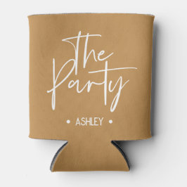 Porta-lata Capa de Camelo Personalizada “The Party” – Neutro 