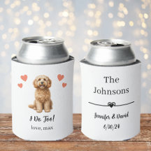 Capa de Garrafa de Casamento de Pet Personalizada