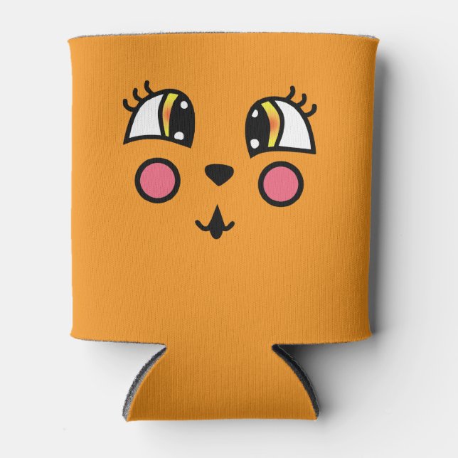 Porta-lata Capa de raposa acordada (Frente)