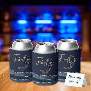 Porta-lata Capa do aniversário de 40 anos