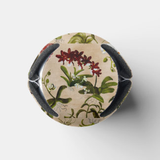 Porta-lata Capa - Impressão de orquídea no bege