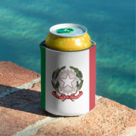 Porta-lata capinha de telefone com a bandeira da Itália