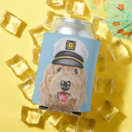 Porta-lata Capitão Goldendoodle pode resfriar
