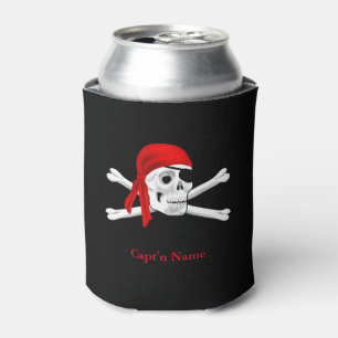 Porta-lata Capitão Pirates Personalizado Pirata Pode Resfriar