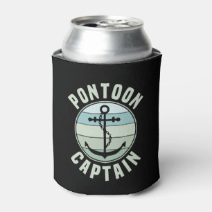 Porta-lata Capitão Retro Vintage Anchor Pontoon Proprietário