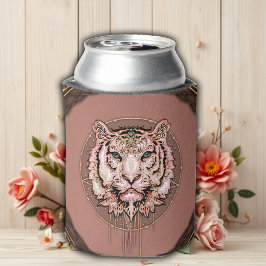 Porta-lata Captivação e representação artística de um tigre