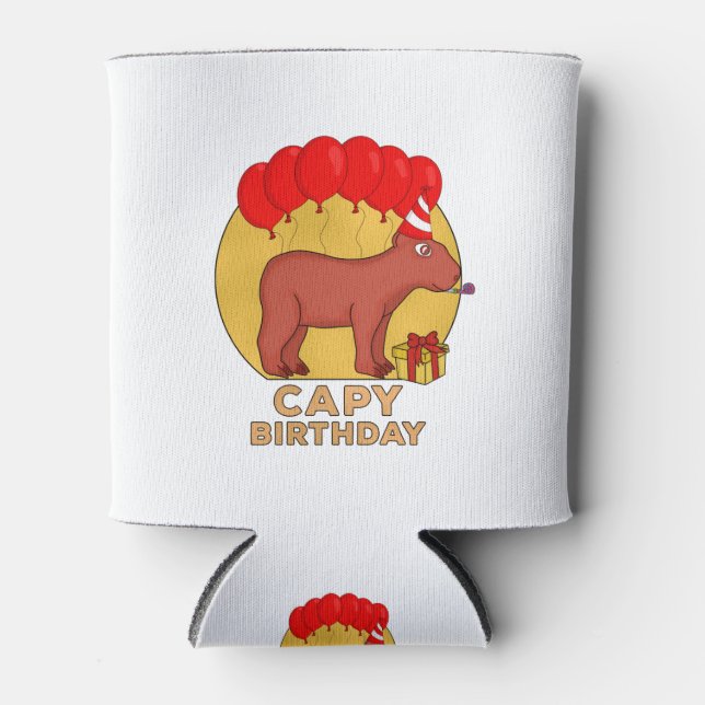 Porta-lata Capy Birthday (Frente)