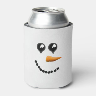 Porta-lata Cara bonito do boneco de neve do inverno
