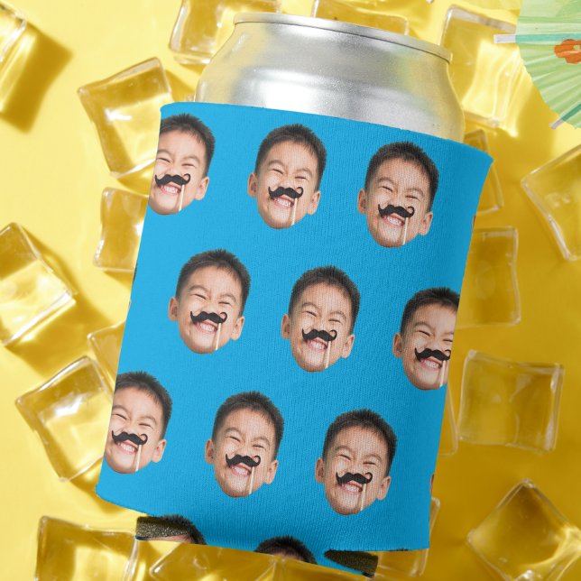 Porta-lata Cara Personalizada Aniversário Favorece Despedida  (Criador carregado)