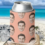 Porta-lata Cara Personalizada Aniversário Favorece Despedida<br><div class="desc">Se Precisar De Ajuda,  Entre Em Contato Comigo.</div>