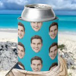 Porta-lata Cara Personalizada Aniversário Favorece Despedida<br><div class="desc">Se Precisar De Ajuda,  Entre Em Contato Comigo.</div>