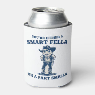 Porta-lata Cara Sábia ou Sapo Fedorento Meme Retro de Sapo En