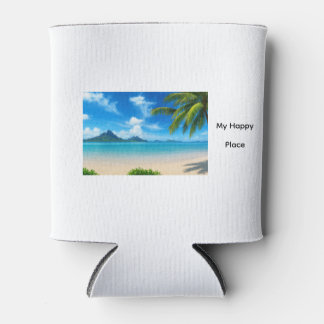 Porta-lata Caribbean Beach My Happy Place