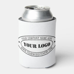 Porta-lata Carimbo Personalizado da Empresa de Logotipo Comer