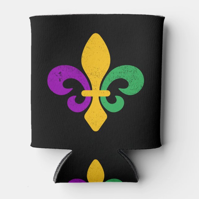 Porta-lata Carnaval Fleur De Lis (Frente)