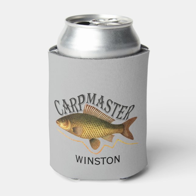 Porta-lata Carp Master Fisheries com Nome (Can Front)