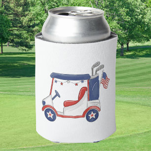 Porta-lata Carrinho de Golfe Patriótico Personalizado Favor