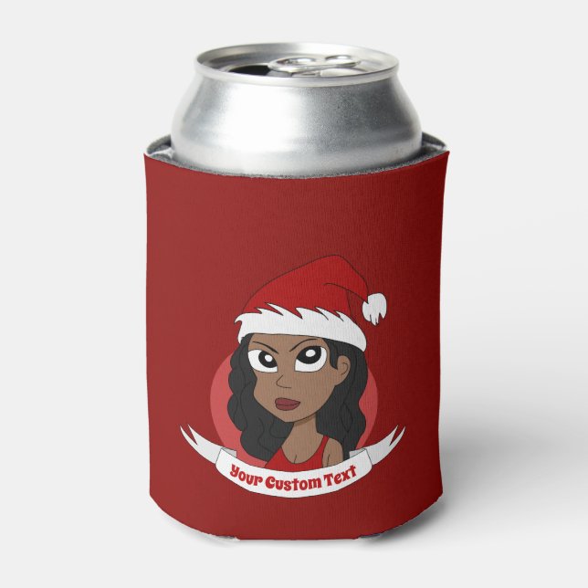 Porta-lata Cartografia de Natal para jovens mulheres (Can Front)