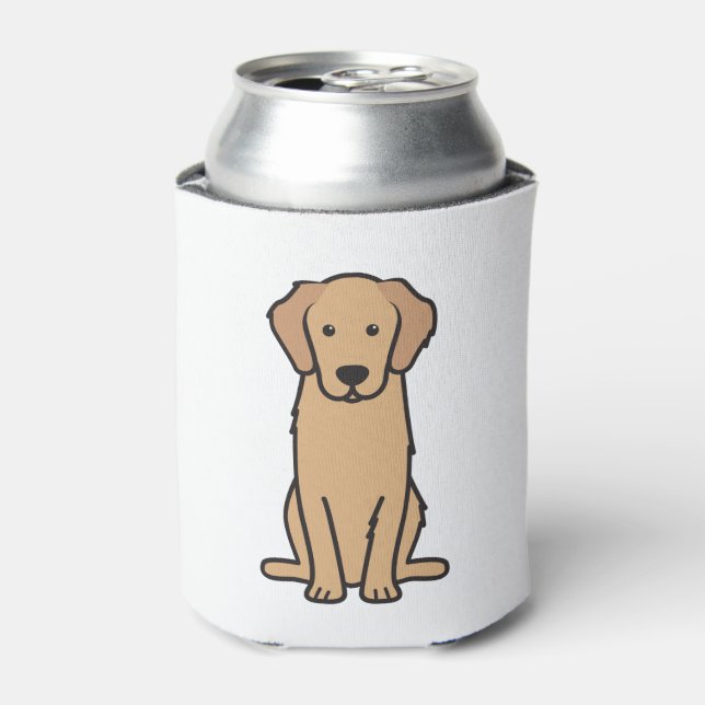 Porta-lata Cartografia do ouro Retriever Dog (Can Front)