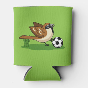 Porta-lata Cartoon Gelado Jogando Futebol