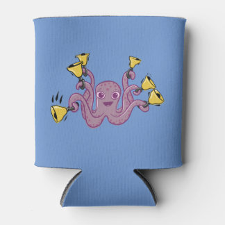 Porta-lata Cartoon Octopus Ringing Handbels
