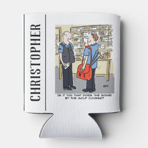 Porta-lata Cartum Golfista Adora Golfe