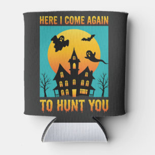 Porta-lata Casa Assombrada de Halloween Pendurada com Minhas
