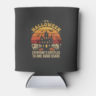 Porta-lata Casa Assombrada de Halloween Um Bom Design de Medo