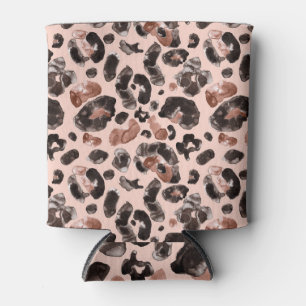 Porta-lata Casaco de leopardo, padrão sem descontinuidades da