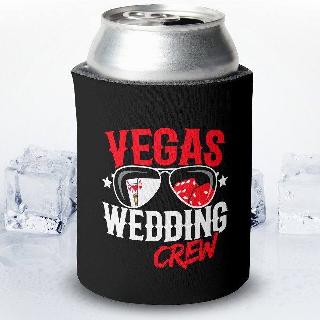 Porta-lata Casado em Las Vegas - Festa de casamento de Vegas (Criador carregado)