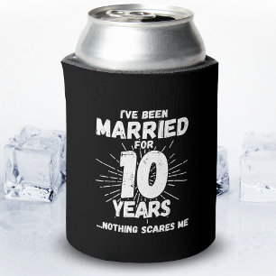 Porta-lata Casais Casados 10 Anos - 10 Anos Engraçados