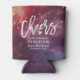 Porta-lata Casamento Anima Amar Constelações de Galáxias Espa