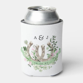 Porta-lata Casamento Botânico de Trevo de Quatro Folhas Elega