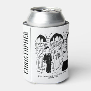 Porta-lata Casamento - Cartum de Piada de Bridegroom