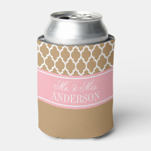 Porta-lata Casamento Cor-de-rosa branco nº 4 CB