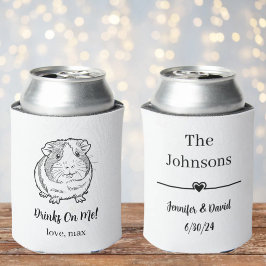 Porta-lata Casamento de Animais de Estimação Personalizado