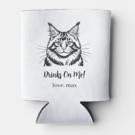 Porta-lata Casamento de Animal de Estimação Personalizado