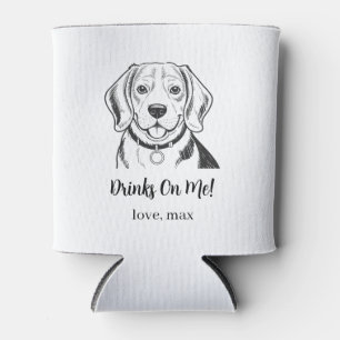 Porta-lata Casamento de Animal de Estimação Personalizado