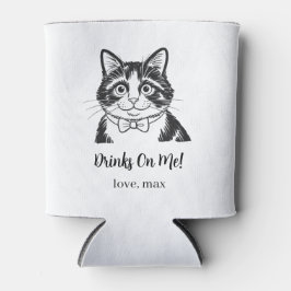 Porta-lata Casamento de Animal de Estimação Personalizado
