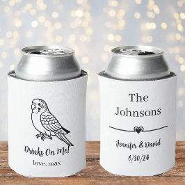 Porta-lata Casamento de Animal de Estimação Personalizado