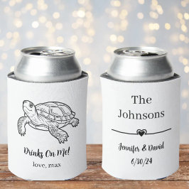 Porta-lata Casamento de Animal de Estimação Personalizado