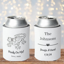 Porta-lata Casamento de Animal de Estimação Personalizado